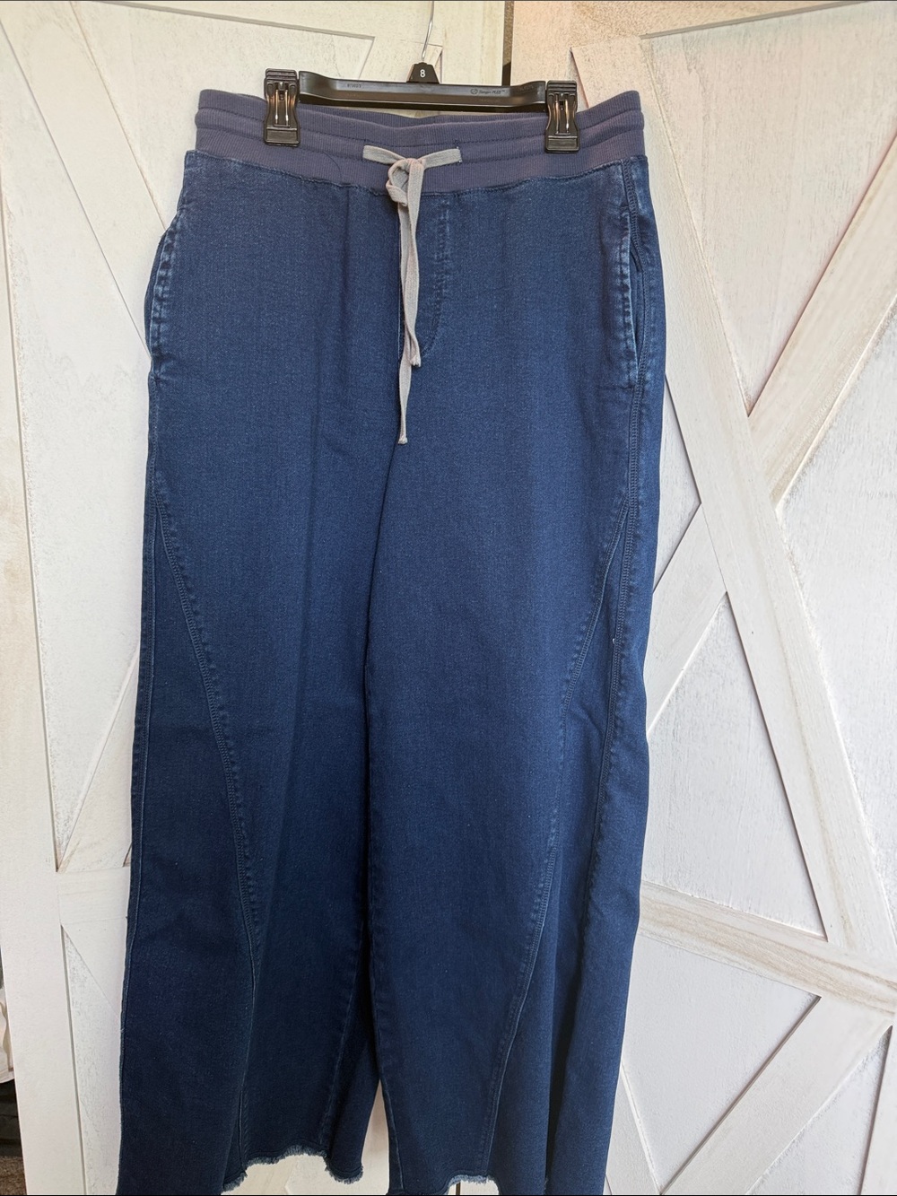 Maurices Navy Blue Wide Leg Jeans